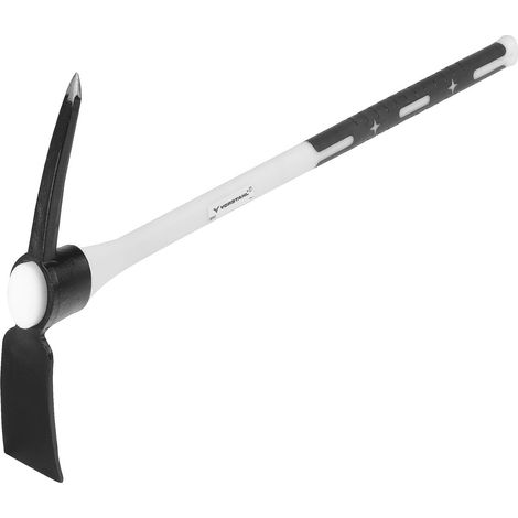 Pioche avec manche en fibre de verre, 2500 g (2,5 kg), bien équilibrée, Vorstahl