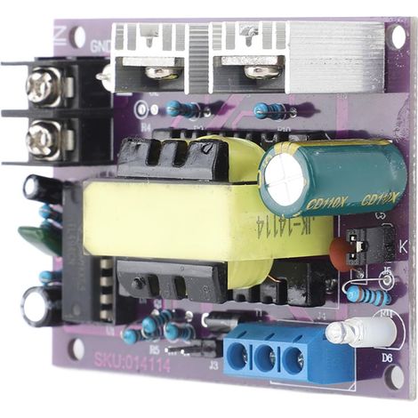 Module Convertisseur DC vers AC, 100W DC24V À AC 0-110V-220V Module D’Onduleur de Sortie Carte D’Alimentation D’Augmentation de Tension, pour Barre LED, Moteur, Électrique (1/5)