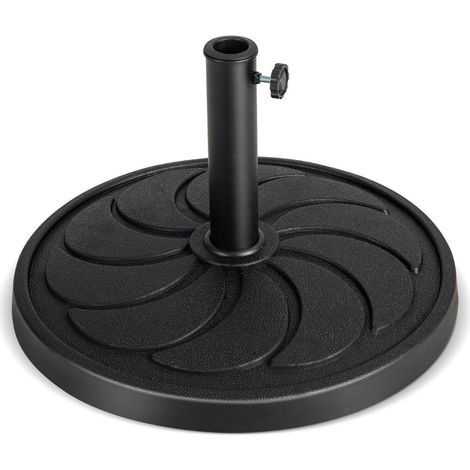Portaombrelli pesante da 18 kg con diametro 54 cm per pali ombrellone da 3848 mm