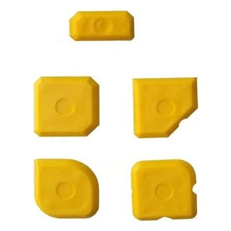 Lot de 5 pièces pour le lissage des joints, grattoirs pour joints en silicone et acrylique (1/4)