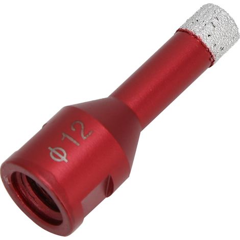 Lot de 2 forets diamantés M14 à filetage femelle pour meuleuse d'angle, pour carrelage céramique, 12 mm (1/5)