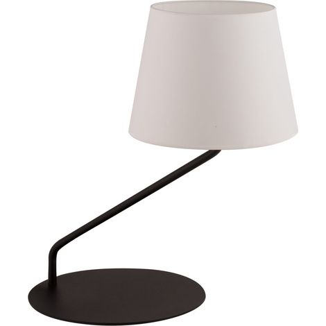 Lampe de chevet moderne noir/blanc Lizbona E27 Sigma