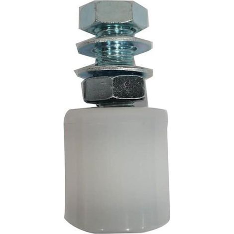 Replacement nylon roller with bearings NLZ40X44 Sliding gate guide roller assembly bracket for sliding gates (1/4)