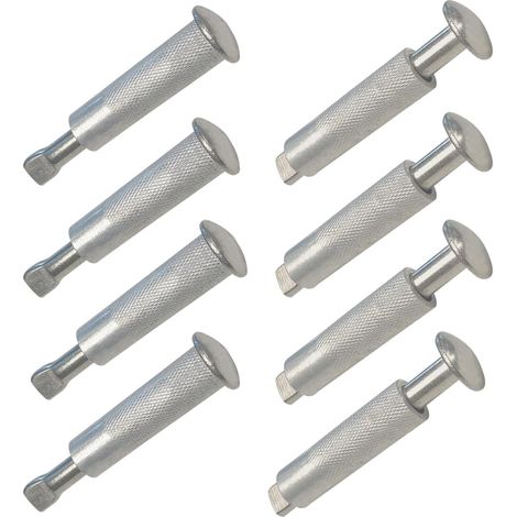 Piton Bache Piscine 10pcs Piton Escamotable pour Bache Piscine Piton Douille Retractable Piscine Pitons Douilles Escamotables en INOX 16 x 65 mm (10)
