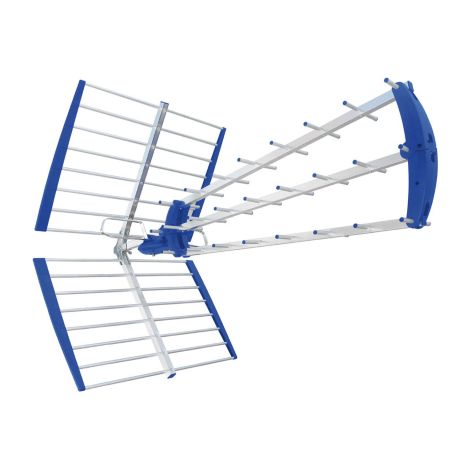 antenna alluminio banda UHF digitale terrestre 28 elementi 105 cm (1/5)