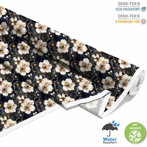OUTDOOR DEKOSTOFFE OXFORD - Motiv Blumen I DX5637
