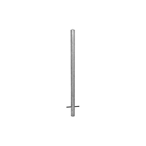 Poste barrera  para encementar  Ø 60 mm  galvanizado al horno