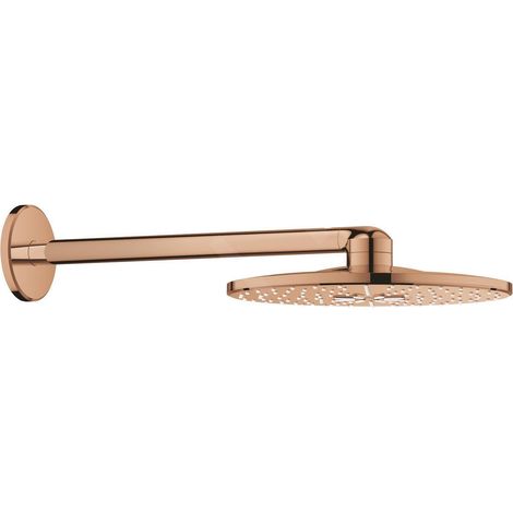 Grohe Rainshower SmartActive 310 Rainshower 310 SmartActive Set douche de tête et bras 430 mm, 2 jets Bronze, 26475DA0