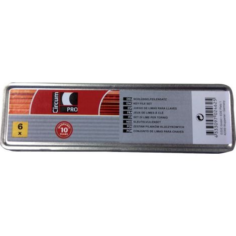 Juego de limas 6 unidades Metal box CircumPRO