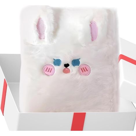 Kaarsen Krans Ringen - Classeur A6 Lapin En Peluche Avec Autocollants Et 10 Pages Intérieures Livre Rangement Cartes Cartoon - pour Voyageurs Étudiants Photographes Couples Collectionneurs (1/5)