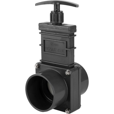 Vanne d'évacuation des eaux usées de 63 mm pour camping-car, en ABS, grand diamètre, haute efficacité, remplacement de vanne de remplacement pour système de drainage haute performance. (1/4)