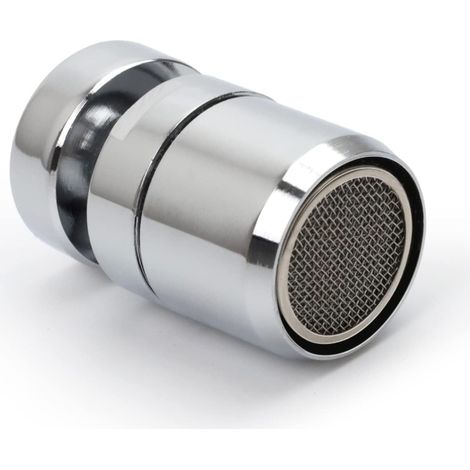 Sollbry Mousseur Robinet Cuisine, Rotation Embout Robinet, Adapté à La Cuisine et à La Salle de Bain, Compatible Avec Les Robinets à Filetage Extérieur M22 (1/5)
