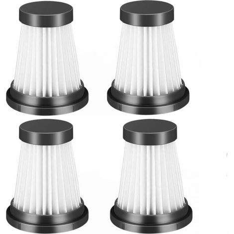 4er-Pack Ersatz-HEPA-Filter für Moosoo K12 K12 Pro K13 Akku-Staubsauger, Genius Invictus One 1.0 X7 / 2.0, Foxnovo 13KPA (Zubehör für Handstaubsaugerfilter). (1/4)
