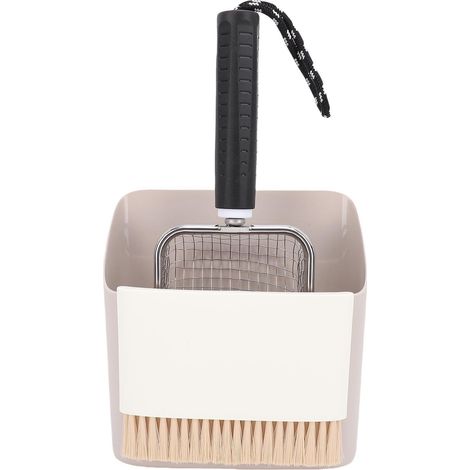 Ensemble de pelle à litière pour chat détachable et multifonctionnelle en acier inoxydable pour la maison, le jardin et la plage (1/5)