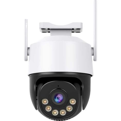 Caméra de sécurité à Domicile 8MP 4K IP Camera 5MP Speed Dome Auto Tracking PTZ Camera Smart Home Outdoor Wireless Camera Surveillance Monitor(8MP NO SD Card) (1/5)
