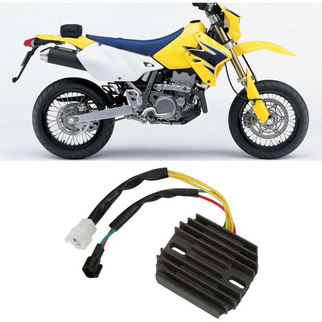 12V 5-adriger Motorrad-Spannungsregler/Gleichrichter kompatibel mit Suzuki DRZ400 DR-Z400 DRZ 400 2000-2017 2019 (R2027.28) (1/5)