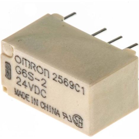 Omron G6S-2-DC24 Relè per PCB 24 V/DC 2 A 1 scambio 1 pz. Sacchetto (1/4)