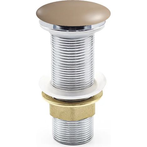 Piletta Click-Clack Universale in Ottone con Tappo Beige Mod. Noana (1/2)
