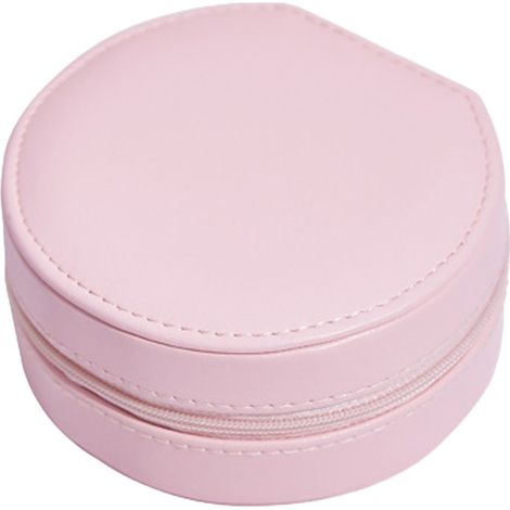 Caja De Almacenamiento Portátil - Cuero Sintético Pu - Compartimentos Desmontables - Para Joyas Y Accesorios Pequeños - 1 Unidad (1/5)