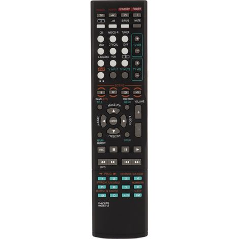 Telecomando di ricambio americano RAV285 WN05830 compatibile con i ricevitori AV HTR 6160, RX V663, RX V663BL e HTR 6160BL (1/5)