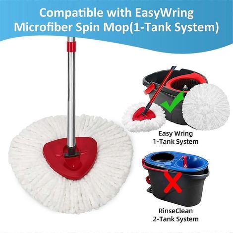 pour les têtes de balai EasyWring à essorage à 1 réservoir -- (1/5)