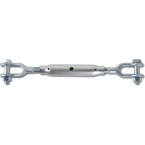 BETA-8009TZ - TENDITORE A 2 FORCELLE CON CANAULA A TUBO ZINCATO M12 - MAX.690KG (1/2)