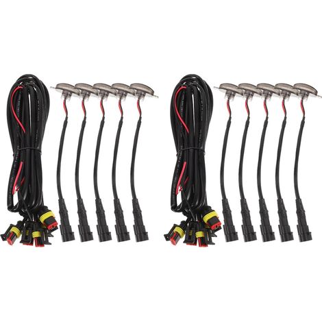 2Ensembles Lampes Grille ABS Multi Couleur Pour Camion (1/2)