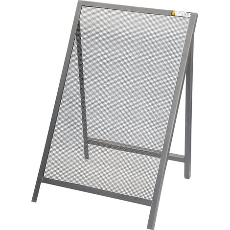 Vorel setaccio da cantiere in acciaio 60 x 100 cm argentato