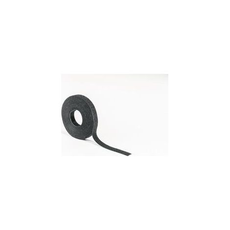 HellermannTyton TEXTIE 5m x 12.5mm Negro Brida Auto-Adhesiva Textil