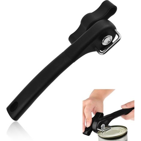 Apriscatole Dailygoods, apriscatole di sicurezza, apriscatole senza bordi taglienti, aprilibri in acciaio inossidabile, aprilibri manuale, per ristoranti (1/5)