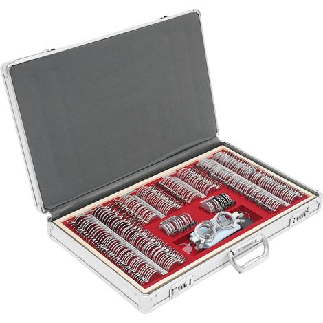 Kit di lenti di prova per optometria, set da 266 pezzi, accessorio professionale per esame della vista, MULTI (1/2)