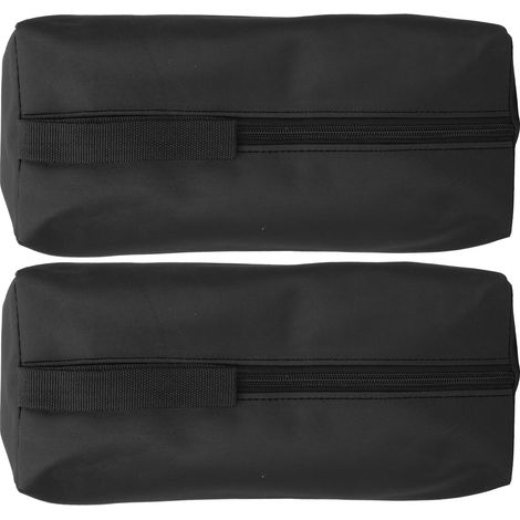 Sac de Rangement Polyester pour Outils Extérieur avec Poche Organisée, Noir - Portable pour Tournevis et Clés