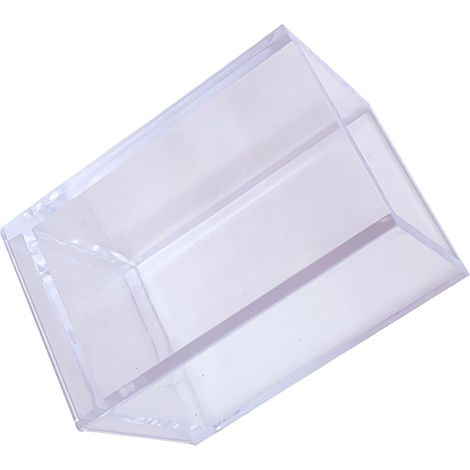Porte-crayons et stylos acrylique transparent, boîte de rangement pour pinceaux de maquillage, organiseur de bureau pour école et maison (1/5)