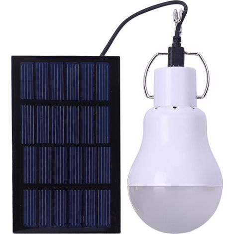 Lampe de camping rechargeable à énergie solaire, adaptée au travail en extérieur et à l'éclairage domestique.1Article (1/5)