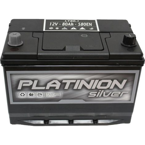 Batería de coche 80 Ah PLATINION Silver
