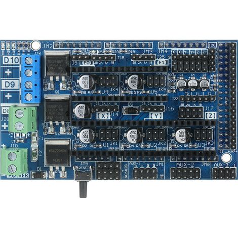 Ramps 1.6 Controller-Platine basierend auf Ramps 1.5, 4-lagige Steuerplatine mit Kühlkörper, Erweiterungsplatine für 3D-Druckerteile und Zubehör (1/2)
