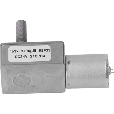 Turbo-Schneckengetriebemotor mit hohem Drehmoment, Mikrogetriebe, DC 24 V, M8x33 mm, Elektrowerkzeuge, 210 U/min (1/5)