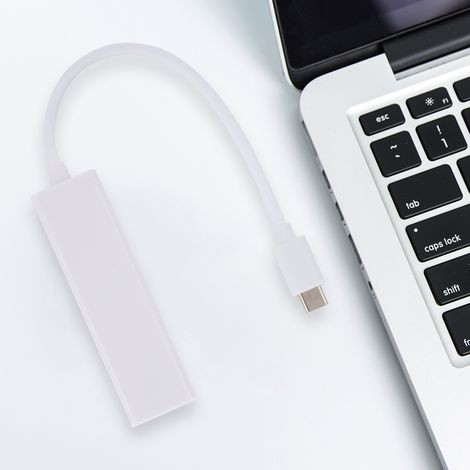 Adaptateur USB-C vers Ethernet Gigabit avec Charge Rapide PD 100W et Ports USB 3.0 (1/5)