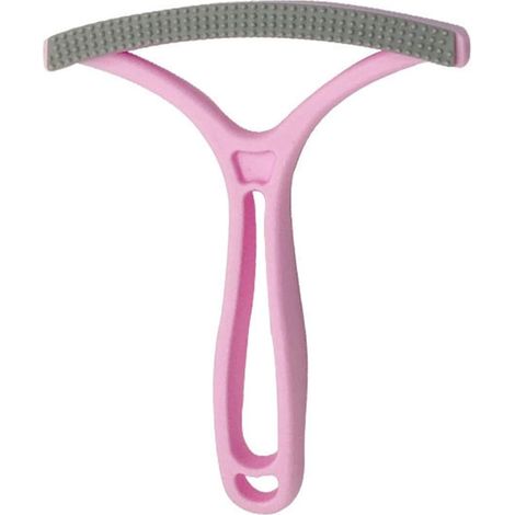 Brosse de rasage pour animaux, démêlante et pratique, peigne de toilettage rose pour chats et chats. (1/3)