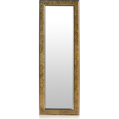Miroir - casa chic by Blumfeldt norwich - cadre en bois - 130 x 45 cm - doré