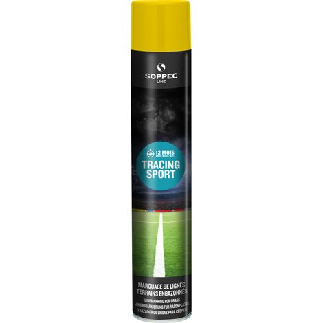 Peinture de traçage jaune pour terrain gazonneux TRACING SPORT SOPPEC-151802SPOO (1/3)