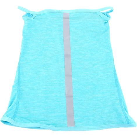 Masque facial anti-UV en soie glacée pour cyclisme, sport outdoor - Gris foncé unisexe (1/4)