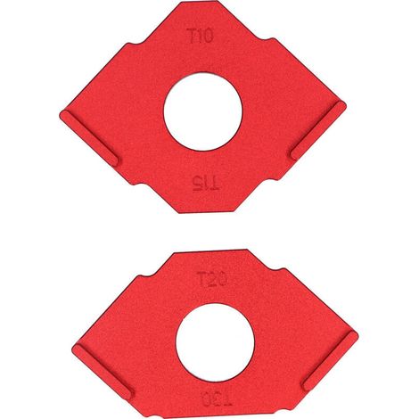 2 Pieces Routing Jig for Radius Angles in Aluminium Alloy T10 T15 T20 T30 (1/5)