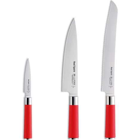 F. DICK Red Spirit - Kochmesser Set (für Profi- und Hobbyköche, 3er Set, 56 HRC) (1/4)