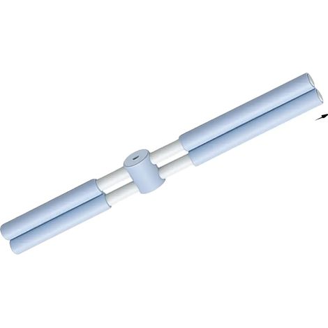 Haltungskorrektor, leichtes Aluminium, verbesserte Flexibilität, Blau (1/2)