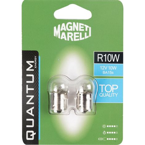 Magneti Marelli R10W coppia di lampadine auto 12V 5W attacco BA15s (1/3)