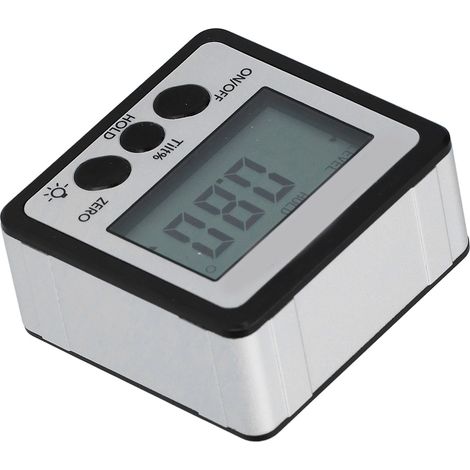 Digitaler Winkelmesser mit LCD-Bildschirm, magnetischer Neigungsmesser für die Holzbearbeitung, 4x90°-Winkelmessschablone (1/5)