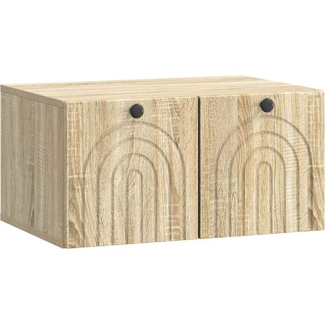 Mueble para TV de pared Roble 59,5 x 41 x 30 cm