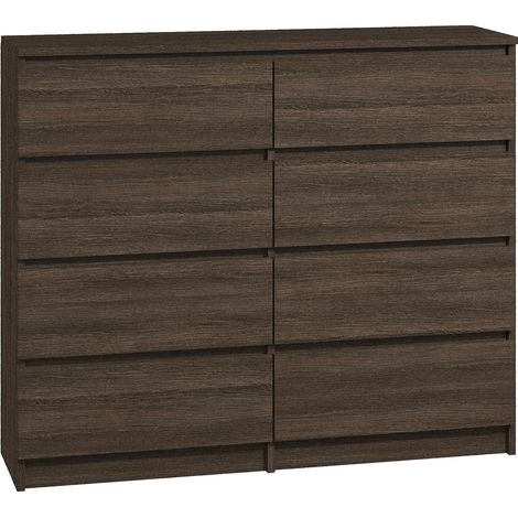 Kommode mit 8 Schubladen 120 Wenge Sideboard Bella (1/5)