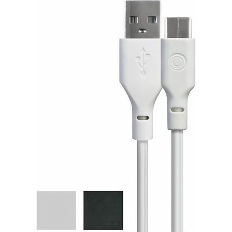 Cavo Ricarica Usb-a Type C Cm 200 Bia. 3680 Tiemme